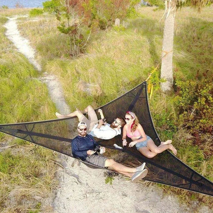 Family Adventure | Multi-Person Hammock with 3-Point Anchor System | Perfect for Camping and Outdoor Fun 3