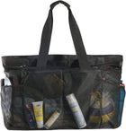 Family Essentials | Extra-Large Beach Tote with Zipper & Sandproof Mesh | Comfortable Carryall for Family Beach Trips 0