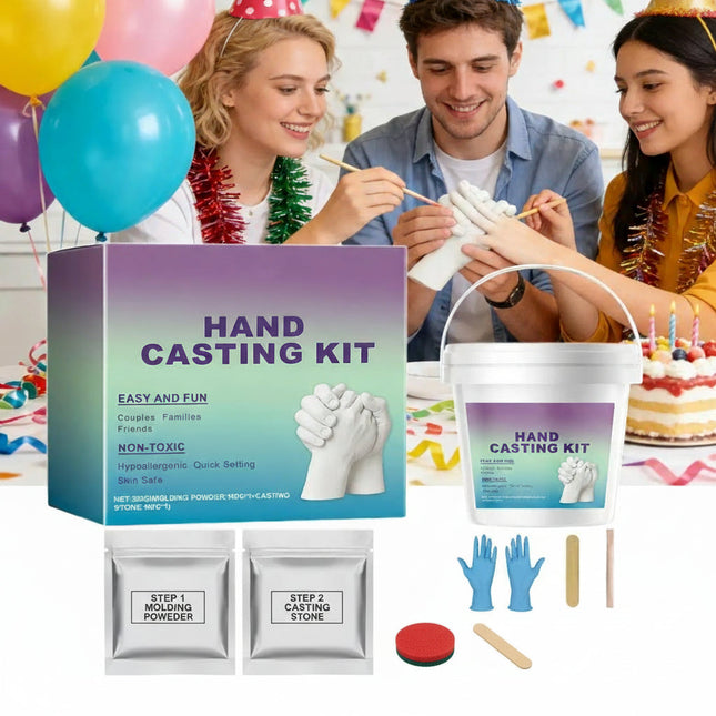 Family Keepsake | Hand Casting Kit for Memorable Moments with Easy DIY Process 0