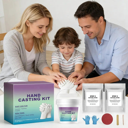 Family Keepsake | Hand Casting Kit for Memorable Moments with Easy DIY Process 2