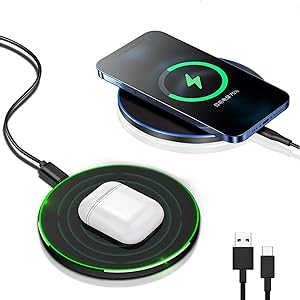 Wireless Charger for iPhone and Samsung, 30W Fast Wireless Charging Pad
