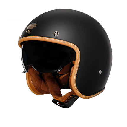 Featherlite Series | Open Face Motorcycle Helmet with Retro Style | Lightweight Comfort for Safe Riding 5