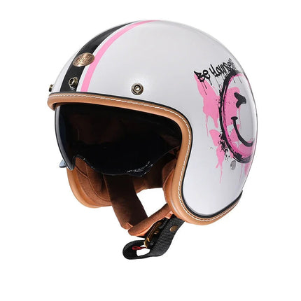 Featherlite Series | Open Face Motorcycle Helmet with Retro Style | Lightweight Comfort for Safe Riding 7