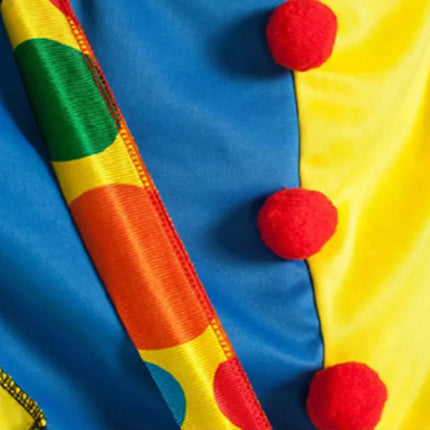 Festive Clown Costume | Colorful Circus Outfit with Easy Movement | Perfect for Halloween and Themed Parties 4