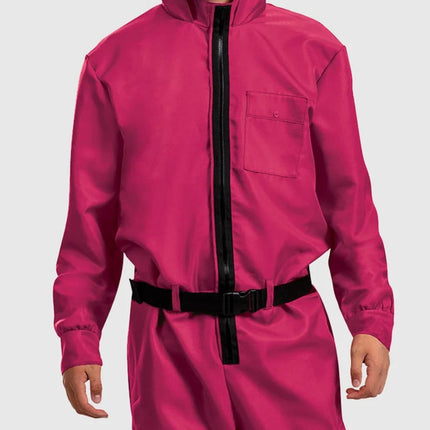 Festive Costume Collection | Halloween Jumpsuit Costume with Mask & Belt | Complete Outfit for Themed Parties 6
