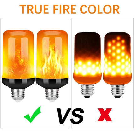 Festive Glow | LED Flame Light Lamp with 4 Modes for Ambiance 3