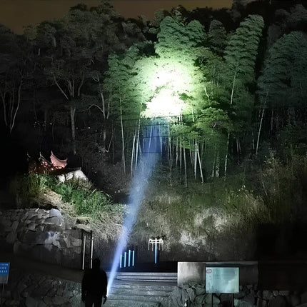 Rechargeable Flashlight with Telescopic Zoom for Ultra-Bright Illumination | Long-Lasting Light for Camping and Emergencies