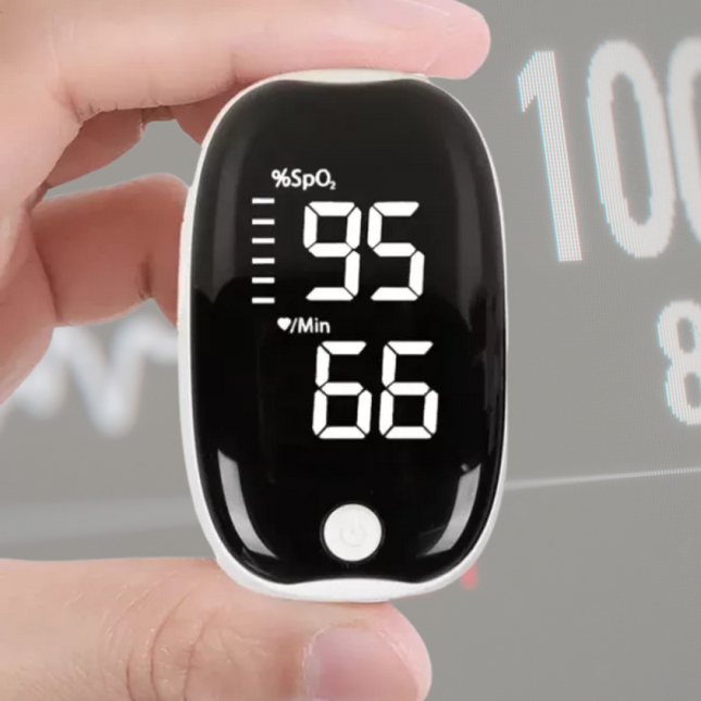 Fingertip Pulse Oximeter | Accurate Blood Oxygen Monitor with LED Display for Instant Health Insights 0