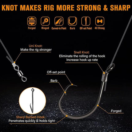 Fishing Essentials | Pre-Rigged Fishing Rig with Adjustable Depth | Instant Setup for Targeting Catfish 3