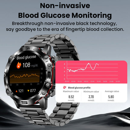 Fitaos PRO 3 | ECG Smartwatch with Blood Sugar Monitoring | Health Tracker for Active Lifestyle 2