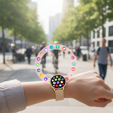 Fitness Tracker | Smartwatch with Heart Rate & Sleep Monitoring | Sleek Design for Active Lifestyles 1