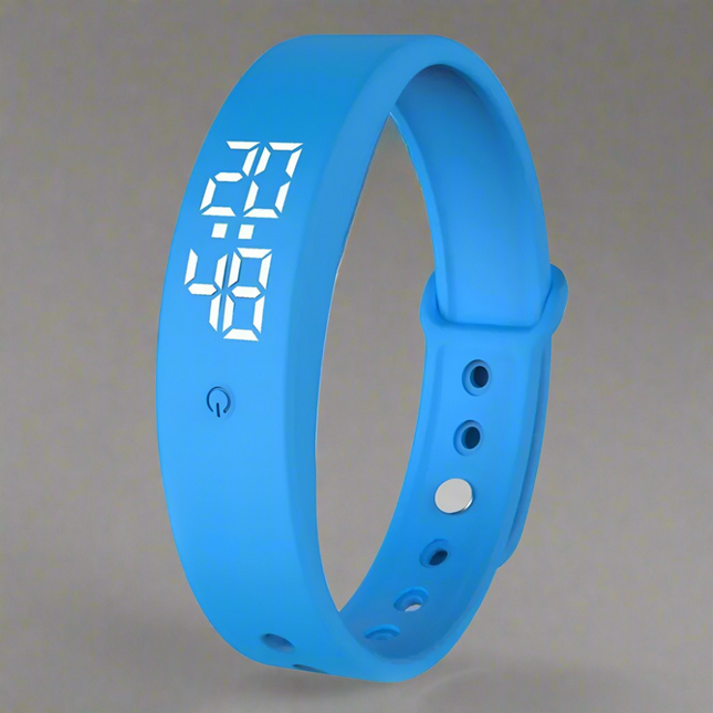 Fitness Tracker | Waterproof Smartwatch with Activity & Temperature Monitoring | Adjustable Band for Daily Health Management 0