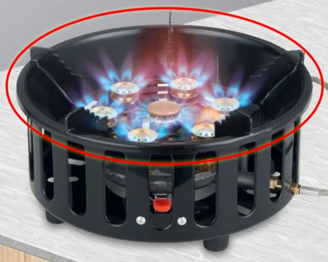FlammaTrek | Compact Outdoor Gas Cooker with Durable Stainless Steel Construction | Foldable Design for Easy Transport 0