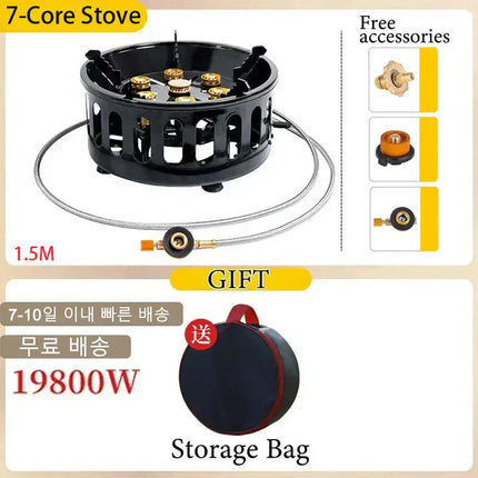 FlammaTrek | Compact Outdoor Gas Cooker with Durable Stainless Steel Construction | Foldable Design for Easy Transport 7