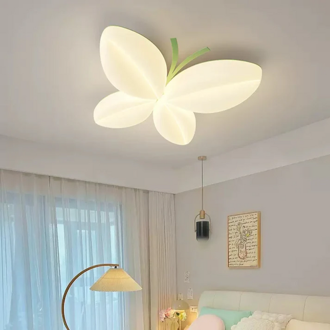 Flana Collection | LED Ceiling Lamp in Butterfly Shape with Soft Light | Charming Design for Children's Rooms 0