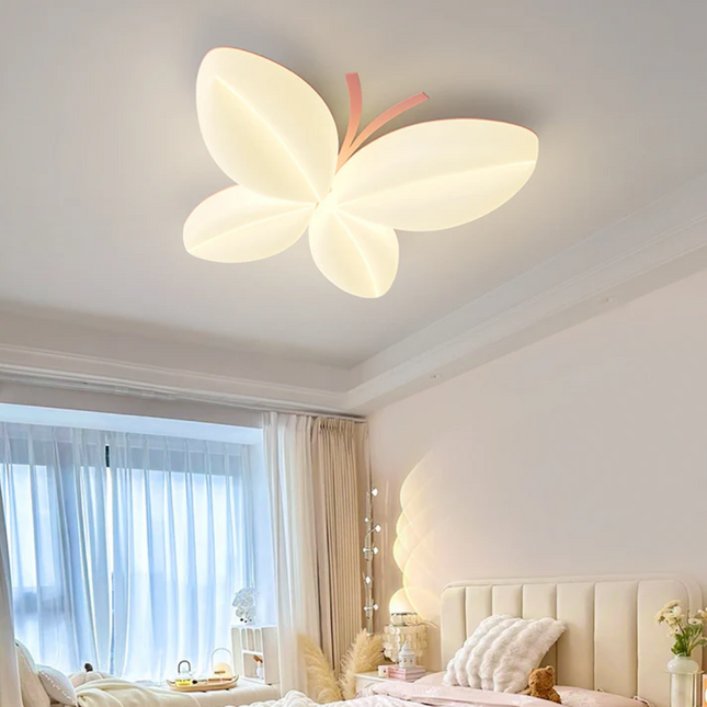 Flana Collection | LED Ceiling Lamp in Butterfly Shape with Soft Light | Charming Design for Children's Rooms 1
