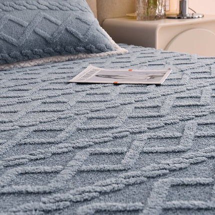 FlannelDream | Deep Pocket Fitted Sheet with Soft Velvet Material | Cozy Comfort for All Seasons 5