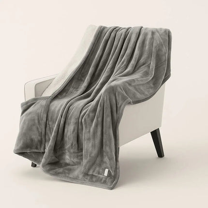 Heated Blanket with Dual Control, Electric Blanket in Twin, Full, Queen, King, Machine Washable Heated Fleece Blanket