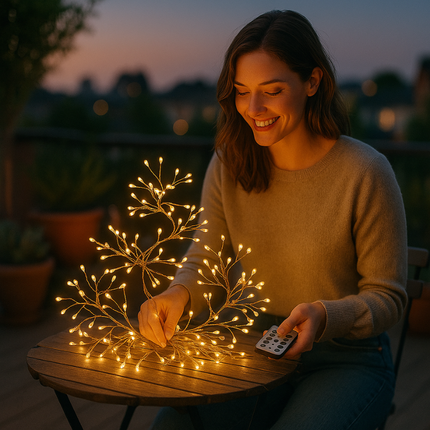 FlexiGlow | Outdoor String Lights with Remote Control & Flexible Design | Create Enchanting Ambiance for Parties and Events 2