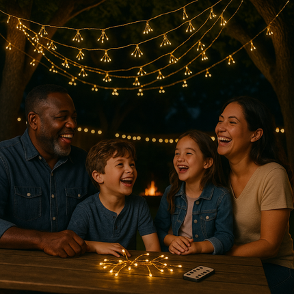 FlexiGlow | Outdoor String Lights with Remote Control & Flexible Design | Create Enchanting Ambiance for Parties and Events 3