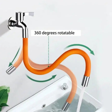 Faucet Extender 360 Swivel, Flexible Faucet Hose Extension – image 7