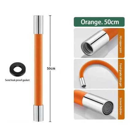 Faucet Extender 360 Swivel, Flexible Faucet Hose Extension