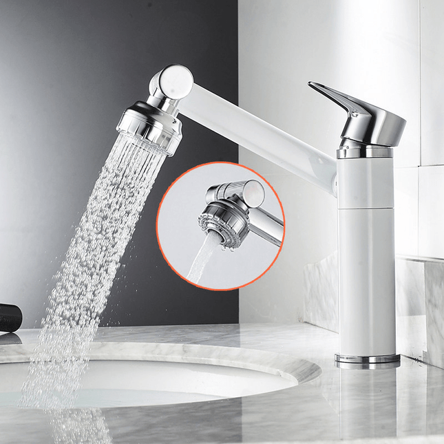 Flexible 360° Faucet Attachment with Integrated Spray Function for Effortless Cleaning 0