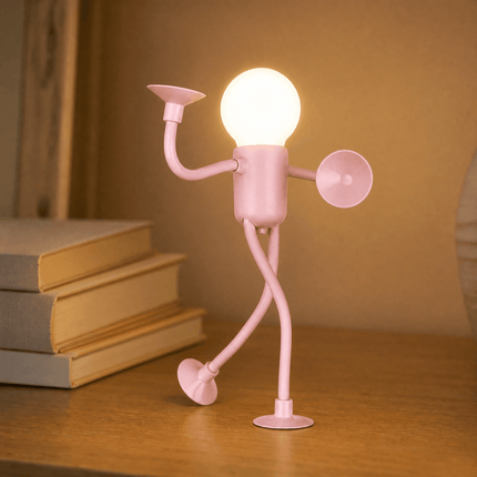 Flexible Mood LED Night Light with Warm Glow | Wireless Design for Cozy Ambiance 7