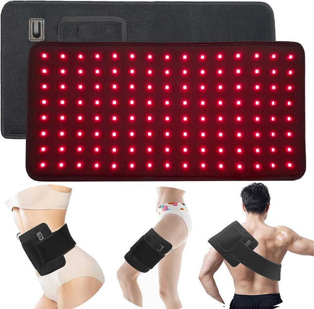 Flexible Red Light Therapy Device with Dual Wavelengths | Pain Relief Pad for Comprehensive Body Coverage 0