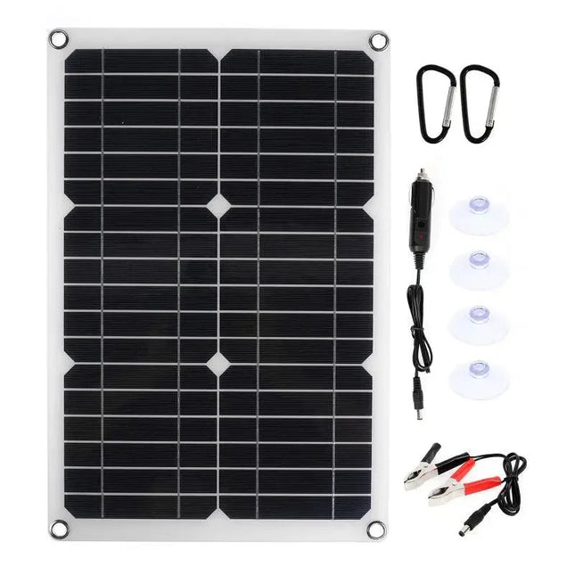 Flexible Solar Panel | 1200W Monocrystalline Solar Power with Dual USB Ports | Lightweight Charging Solution for Outdoor Adventures 0
