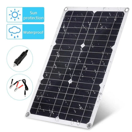 Flexible Solar Panel | 1200W Monocrystalline Solar Power with Dual USB Ports | Lightweight Charging Solution for Outdoor Adventures 2