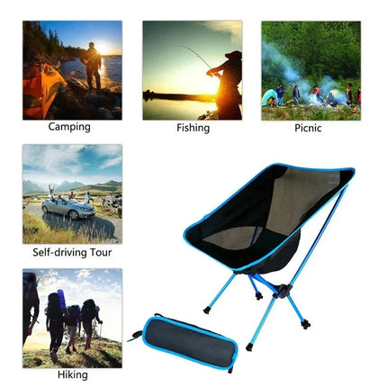 Flexora Outdoor Set | Ultralight Camping Chair & Sand-Free Beach Blanket | Compact & Comfortable for Outdoor Adventures 4
