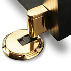Floor Door Stopper with Press-to-Lock Feature | Durable Zinc Alloy for Secure Door Control 0