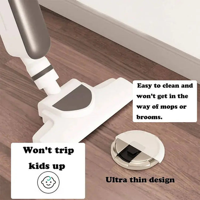 Floor Door Stopper with Press-to-Lock Feature | Durable Zinc Alloy for Secure Door Control 1