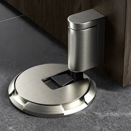 Floor Door Stopper with Press-to-Lock Feature | Durable Zinc Alloy for Secure Door Control 8