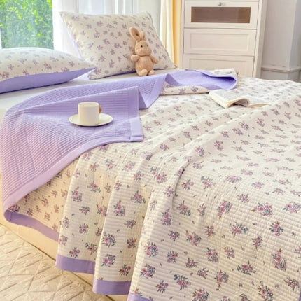 Floral Bedding Set | Soft Microfiber Duvet Covers with Hidden Zipper | Cozy Design for Year-Round Comfort 0