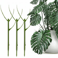 Plant Support Rings Set of 3, Stackable Plant Support for Indoor and Outdoor, Plant Support Stakes for Climbing Plants