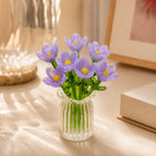 7pcs Purple Set + Vase