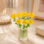 7pcs Yellow Set + Vase