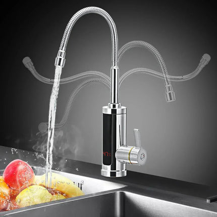 FlowHeat | 3000W Electric Faucet for Instant Hot Water with Quick Heating | Efficient Water Flow for Kitchens and Bathrooms 4