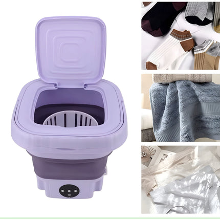 FoldaBowlifte Mini Washing Machine with Dryer | Compact & Portable Solution for Quick Laundry 3
