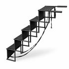 Foldable Dog Steps for Car with Non-Slip Surface | 5-Step Design for Easy Vehicle Access 0