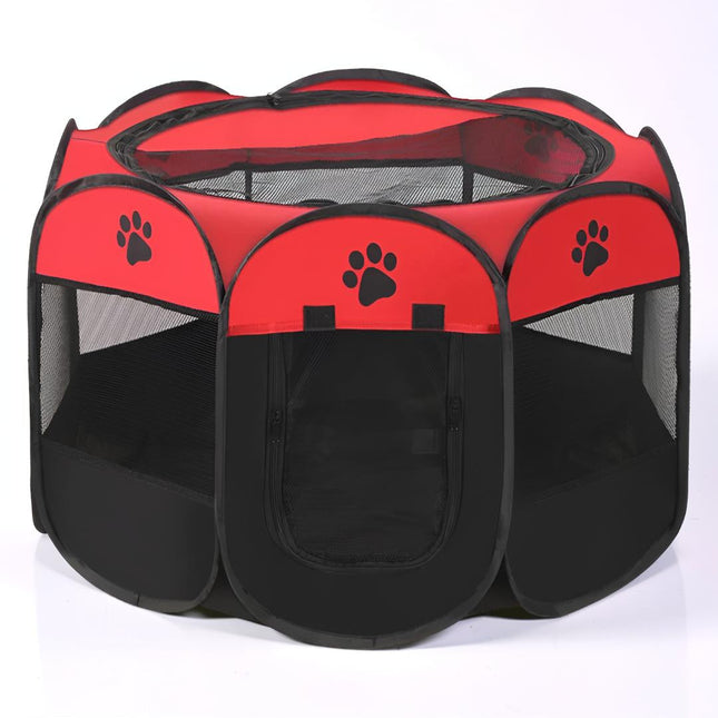 Foldable Mesh Cat Playpen | Portable Outdoor Cat Pen with 360° Visibility for Safe Play and Comfort 0