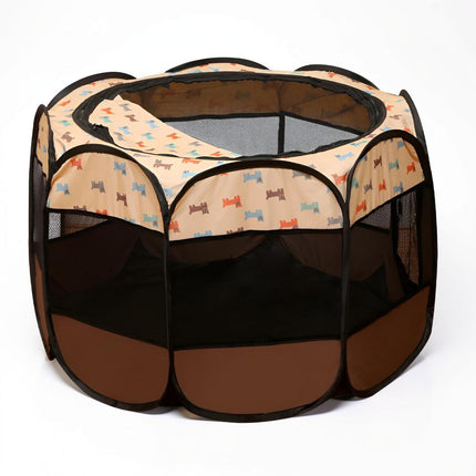 Foldable Mesh Cat Playpen | Portable Outdoor Cat Pen with 360° Visibility for Safe Play and Comfort 10