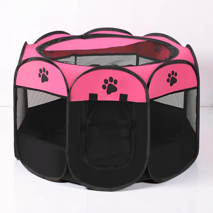 Foldable Mesh Cat Playpen | Portable Outdoor Cat Pen with 360° Visibility for Safe Play and Comfort 2