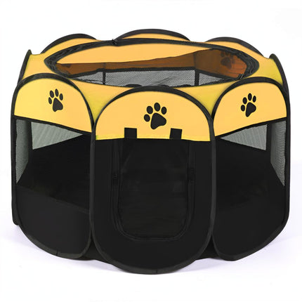 Foldable Mesh Cat Playpen | Portable Outdoor Cat Pen with 360° Visibility for Safe Play and Comfort 3
