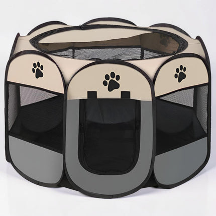 Foldable Mesh Cat Playpen | Portable Outdoor Cat Pen with 360° Visibility for Safe Play and Comfort 6