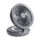 Folding Table Fan | Oscillating Design with Customizable Airflow | Compact Night Light for Personalized Comfort 0