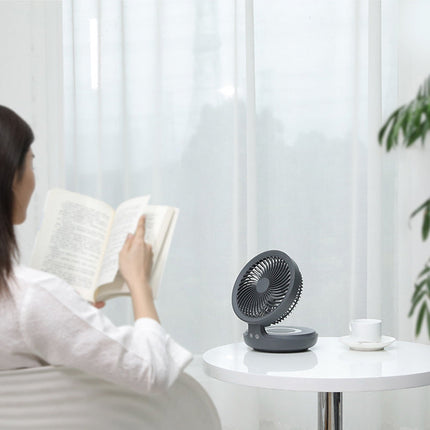 Folding Table Fan | Oscillating Design with Customizable Airflow | Compact Night Light for Personalized Comfort 6