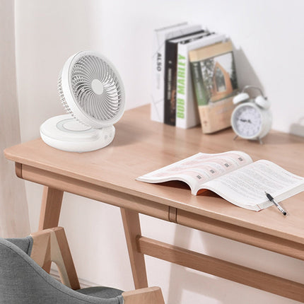 Folding Table Fan | Oscillating Design with Customizable Airflow | Compact Night Light for Personalized Comfort 7